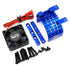 Yeah Racing Aluminium 540 550 Motor Heat Sink Single Tornado High Speed Fan Blue