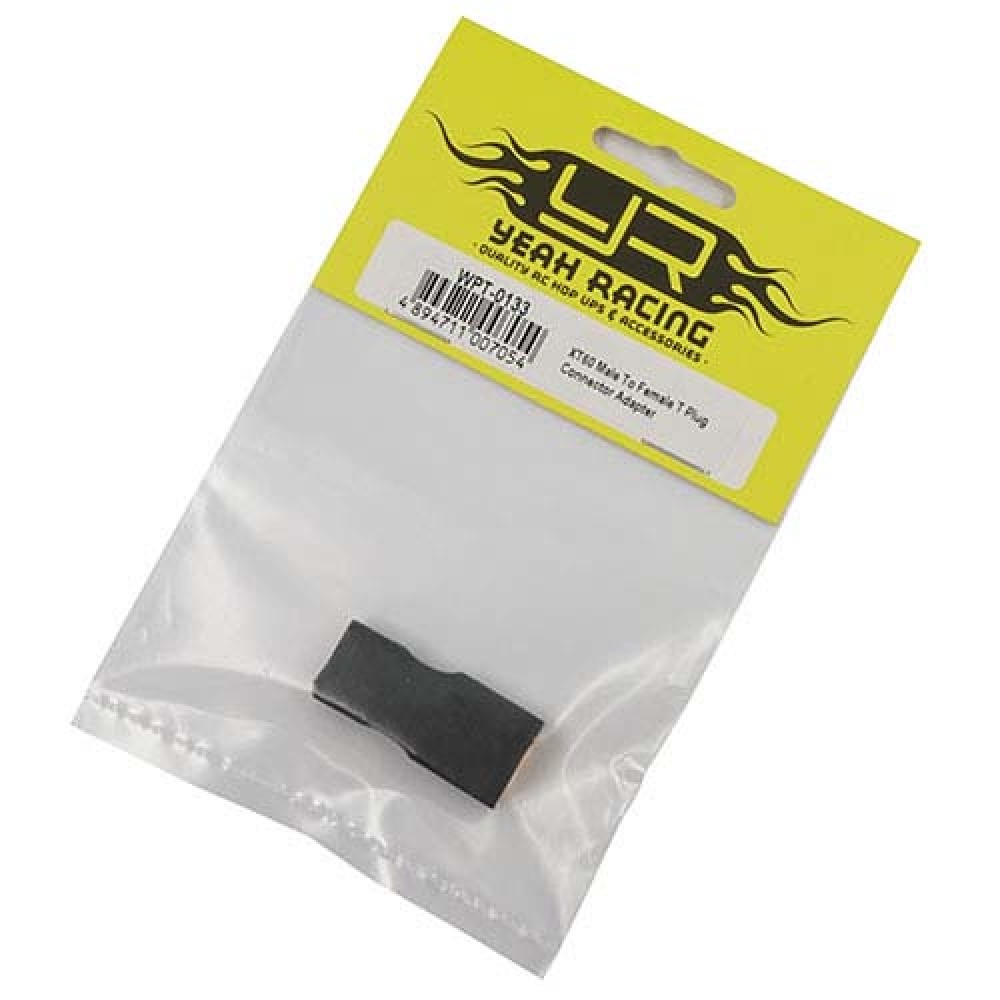 Yeah Racing XT60 Male To Female T Plug Connector Adapter - 3858