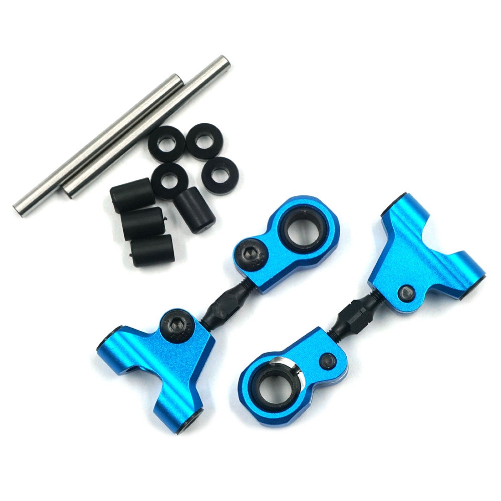 Yeah Racing Aluminum Front Upper Arm Set For Tamiya TT-01/ TT-01E Blue