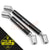 Yeah Racing Stainless Steel Front & Rear Center Shaft Set Black (Ver.2) For Traxxas TRX-4 TRX-6 'G6 Certified'